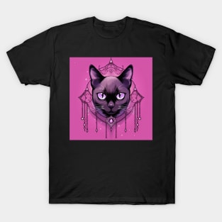 Siamese Pink Theme T-Shirt